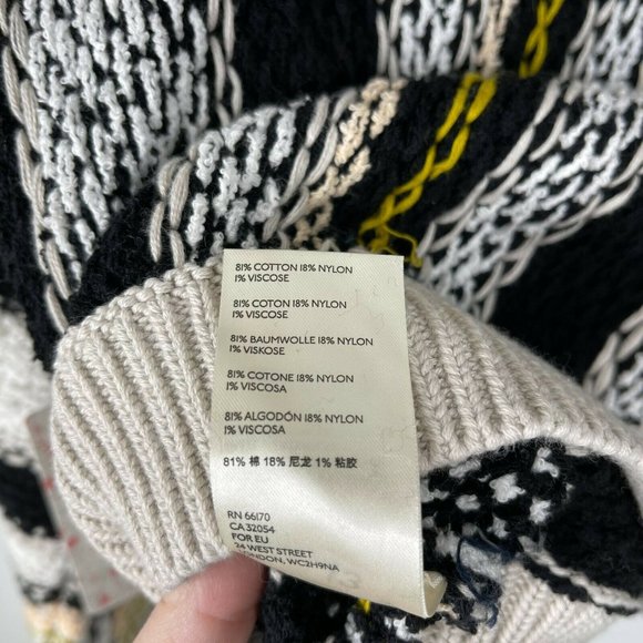 Free People Womens Sweater Size M Show Me Love Porto Combo Pullover NWT - Picture 5 of 7